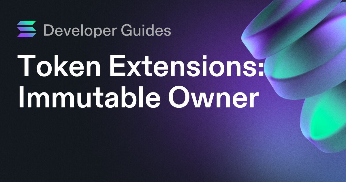 How to use the Immutable Owner extension